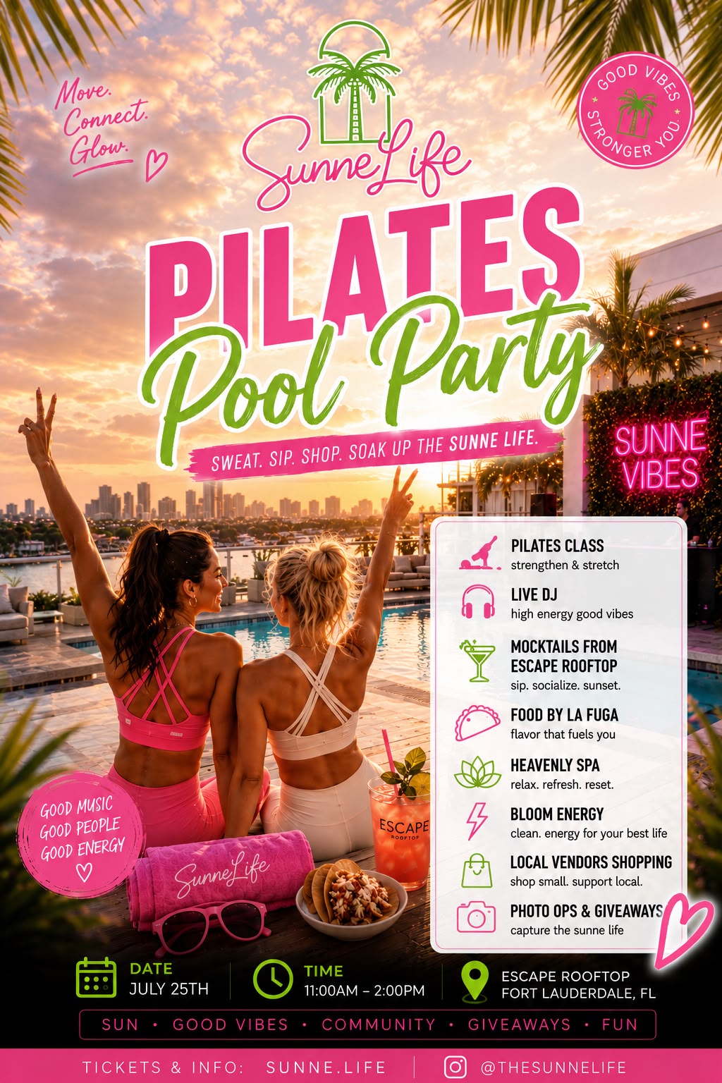 Pilates Pool Party